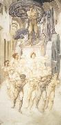 The Sleep of king Arthur in Avalon, Burne-Jones, Sir Edward Coley